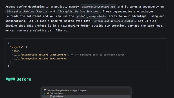 The power of the global.json