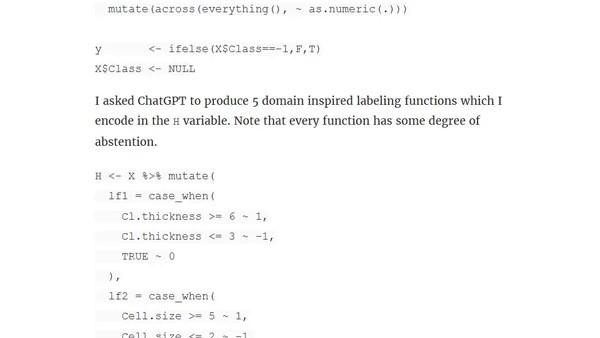 Fitting models from noisy heuristic labels