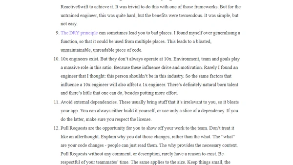 20,000 hours as a Software Engineer