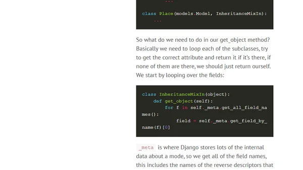 Playing with Polymorphism in Django
