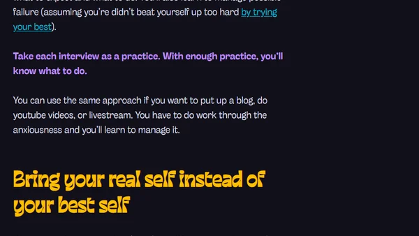 Dealing with anxiety during job interviews