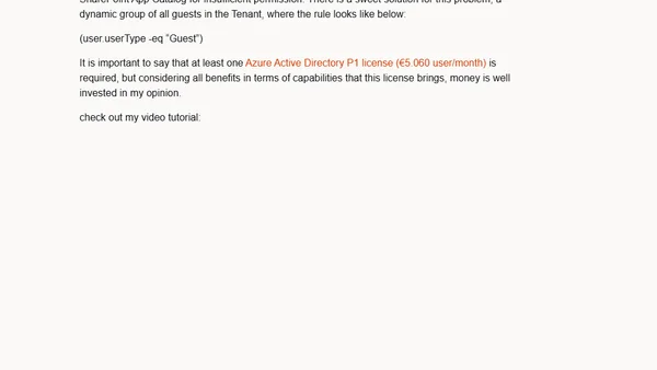 How to benefit from an Azure Active Directory dynamic group in SharePoint Framework