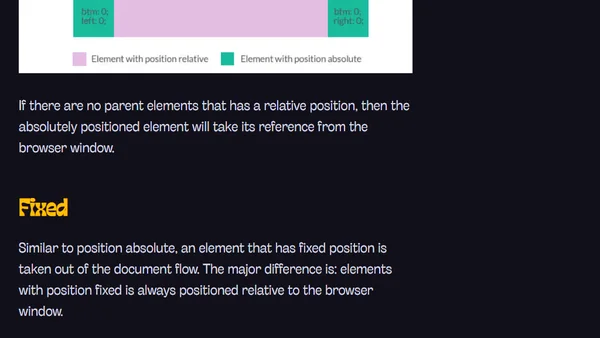 Understanding and Using CSS Positions