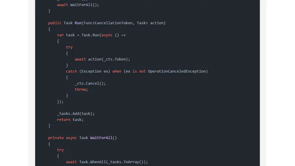 Structured Concurrency in C#