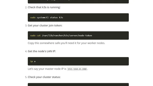 Building a Home Lab Kubernetes Cluster with Old Hardware and k3s