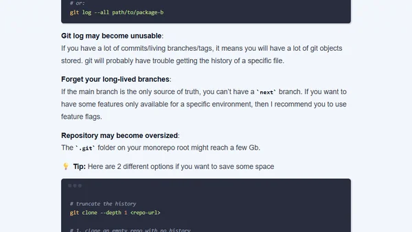 Monorepo: is it worth jumping the bandwagon?