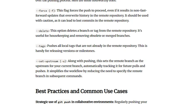 Mastering Git | A Comprehensive Guide to git pull and git push