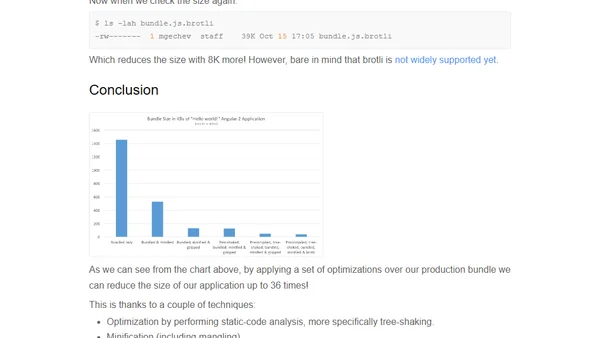 Building an Angular Application for Production