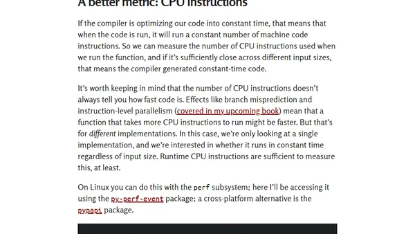 Testing the compiler optimizations your code relies on