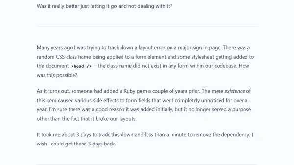 A clean codebase is a happy codebase