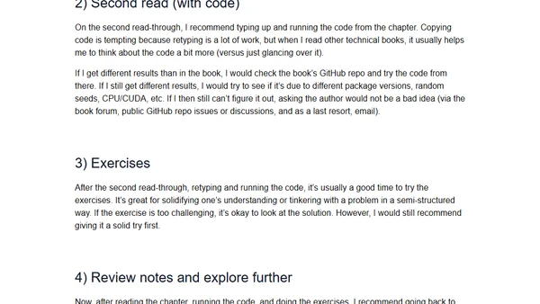 Recommendations for Getting the Most Out of a Technical Book