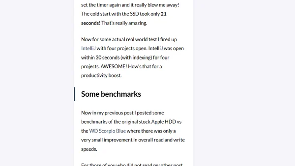 Replacing the MacBookPro mid 2009 HDD part 2