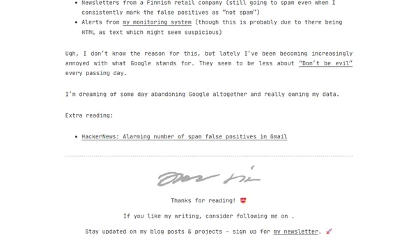 GMail´s spam detector failing?