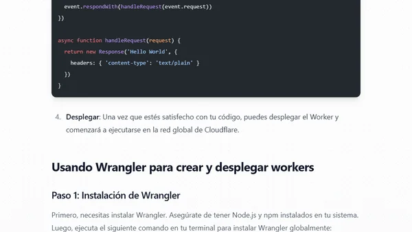 Introducción a Cloudflare Workers