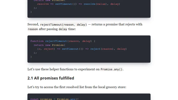 How to Use Promise.any()