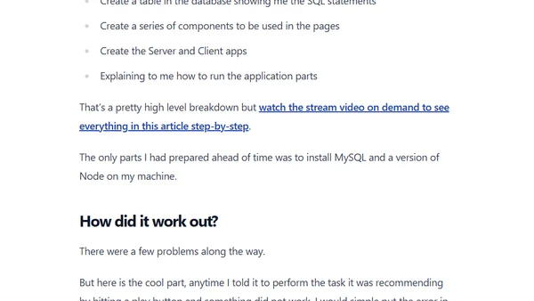 I tried Cursor and the results were surprising
