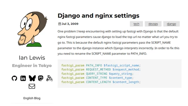 Django and nginx settings
