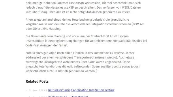 Arjen Poutsma - Spring WebServices