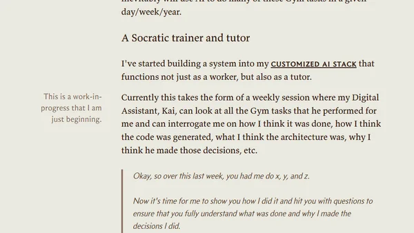 Keep the Robots Out of the Gym