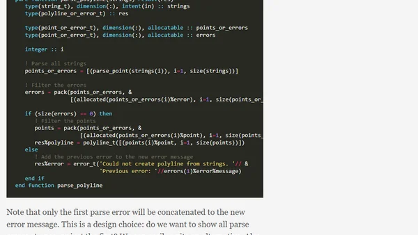 Fortran - Errors and error handling - Part 5 - Error propagation