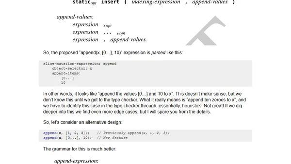 Breaking down a small language design proposal