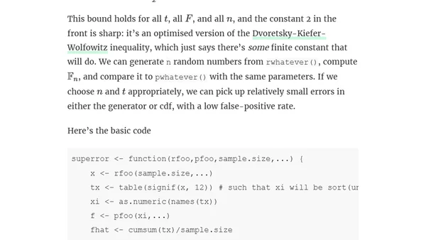Testing probability distribution generators