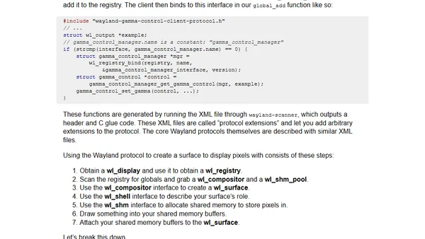 An introduction to Wayland