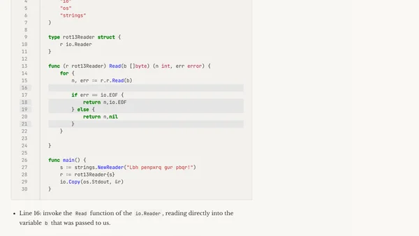 Learning Golang (some rough notes) - S01E07 - Readers