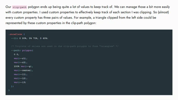 Paper Snowflakes: Combining Clipping and Masking in CSS