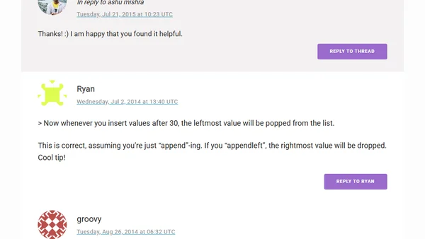 An intro to Deque module