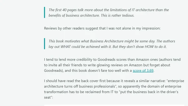 Are Business Architects Always Grumpy?