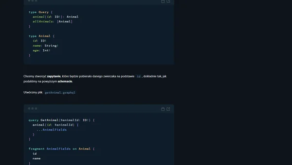 GraphQL + TypeScript - wygeneruj sobie typy!