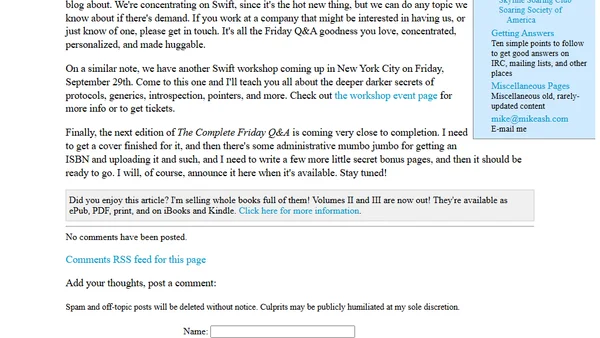 Corporate Training, NYC Workshop, and Book Update