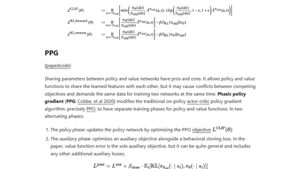 Policy Gradient Algorithms