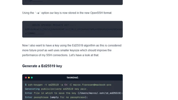Upgrade your SSH security