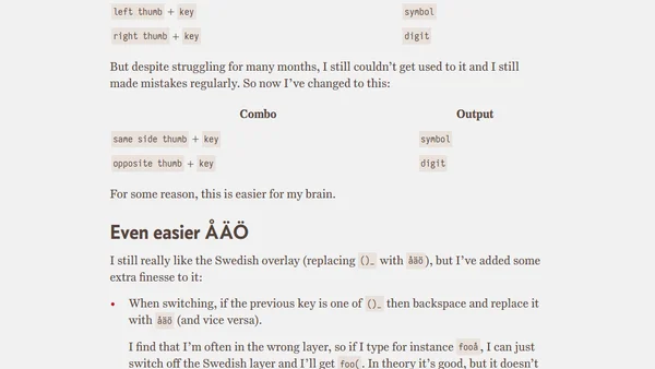 The T-34/2 keyboard layout