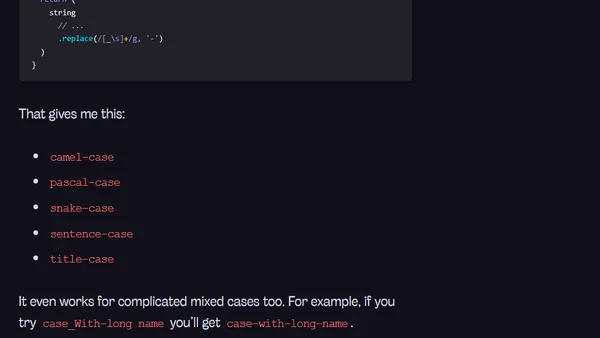 Case Conversion in JavaScript