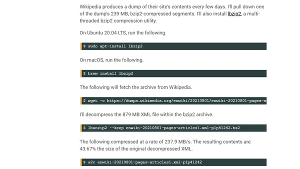 Faster Compression with Snappy's S2 Extension
