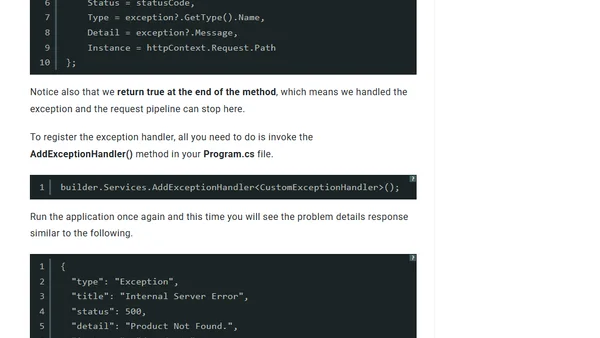 Implementing Problem Details in ASP.NET Core APIs