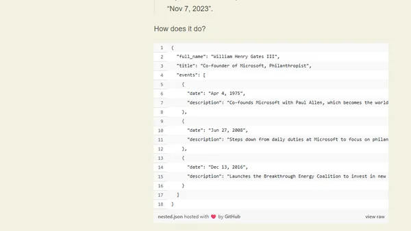 Experimenting with GPT-4 Turbo’s JSON mode