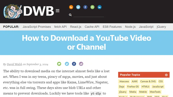 How to Download a YouTube Video or Channel