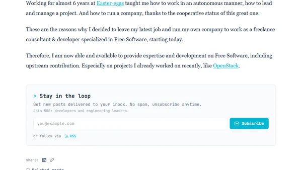 Making the jump: working freelance