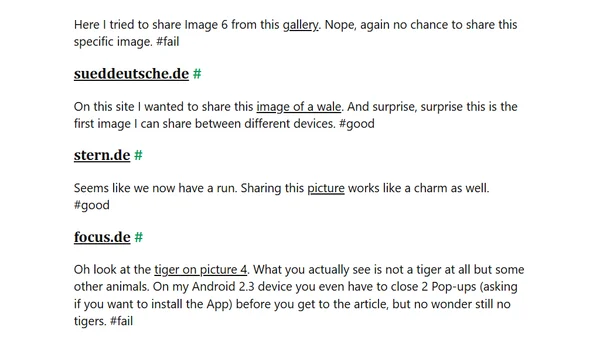 Why sharing a picture goes pear-shaped in many cases