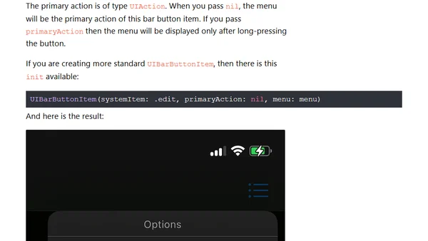 UIMenu: Comprehensive guide