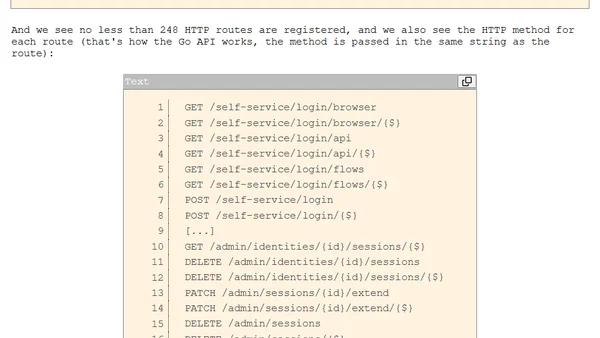 What HTTP routes does your application provide?