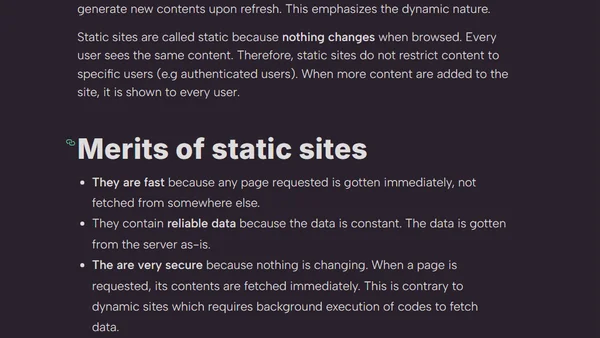 What are Static Site Generators?