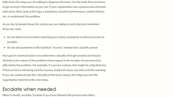 Production support: Keeping your heart rate down