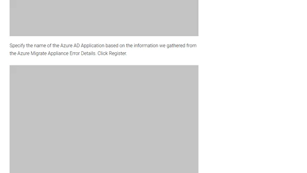 Pre-creating Azure AD App for Azure Migrate
