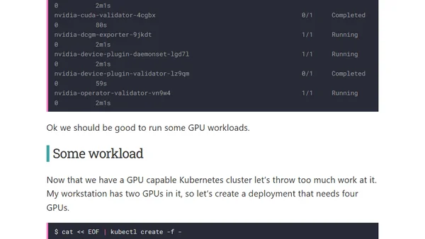 Oversubscribing GPUs in Kubernetes