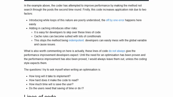 Making a performance